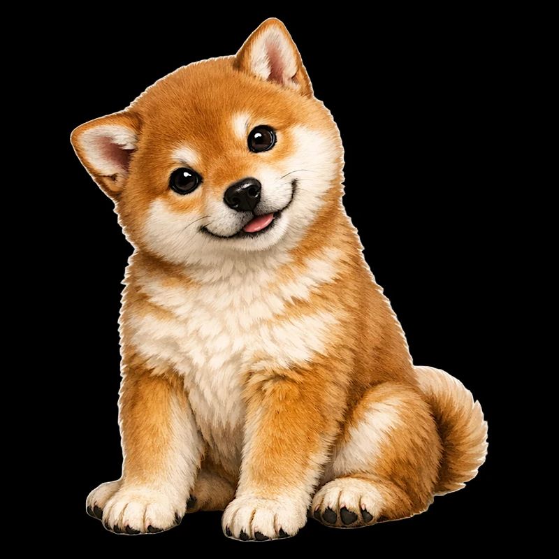 Mignon chiot Shiba Inu