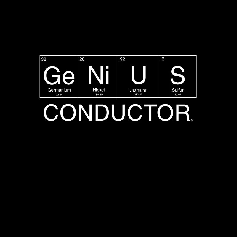 Genie-Dirigent-Tabelle des Element-Musikers