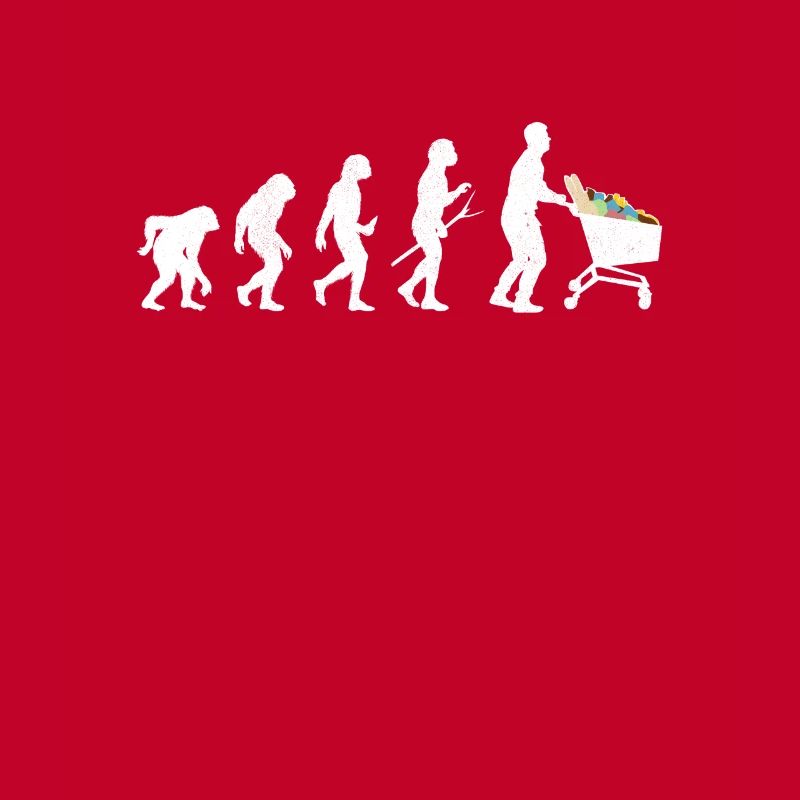 Supermarché panier shopping clients Evolution