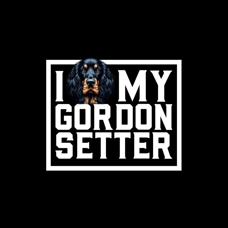J’adore mon Gordon Setter