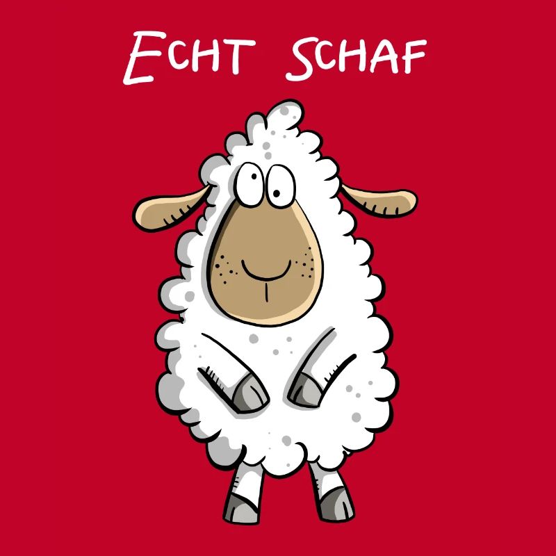 Echt Schaf I Cooles Schäfchen Comic Geschenk Fun