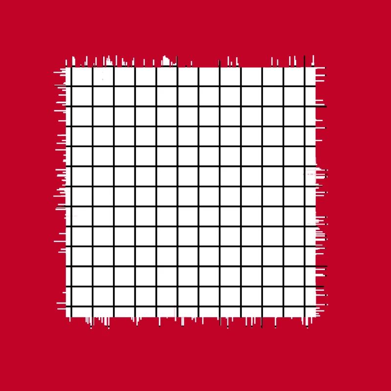 square shape crossed checkered pattern paper