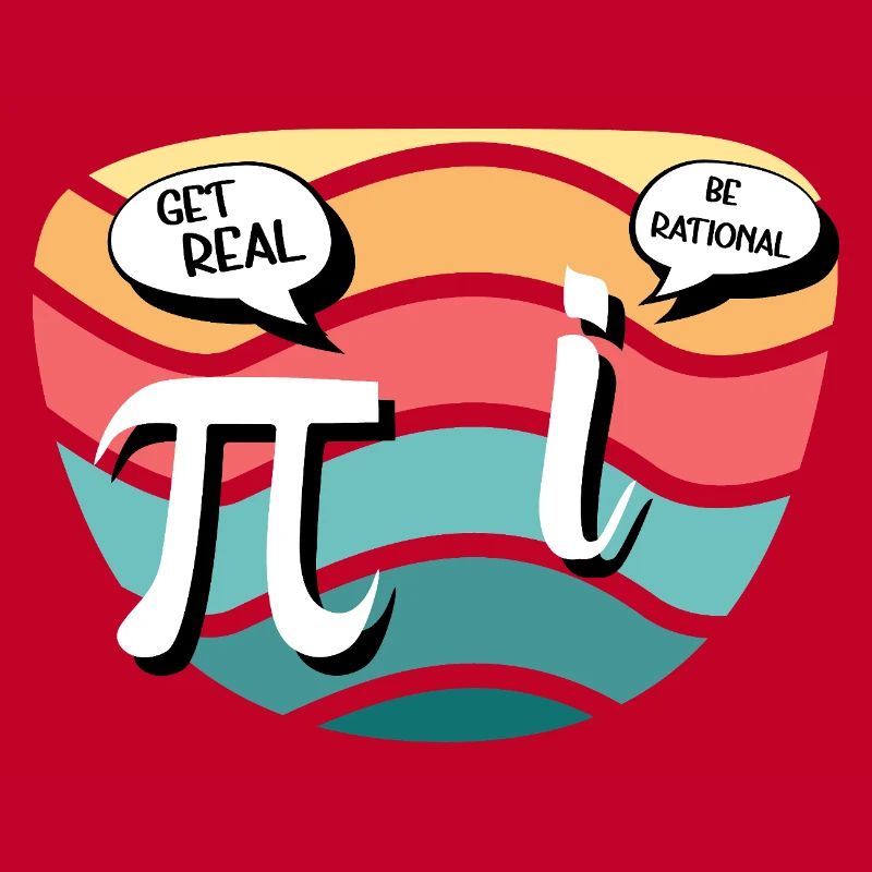 Math Humor Pi vs. Imaginary Number