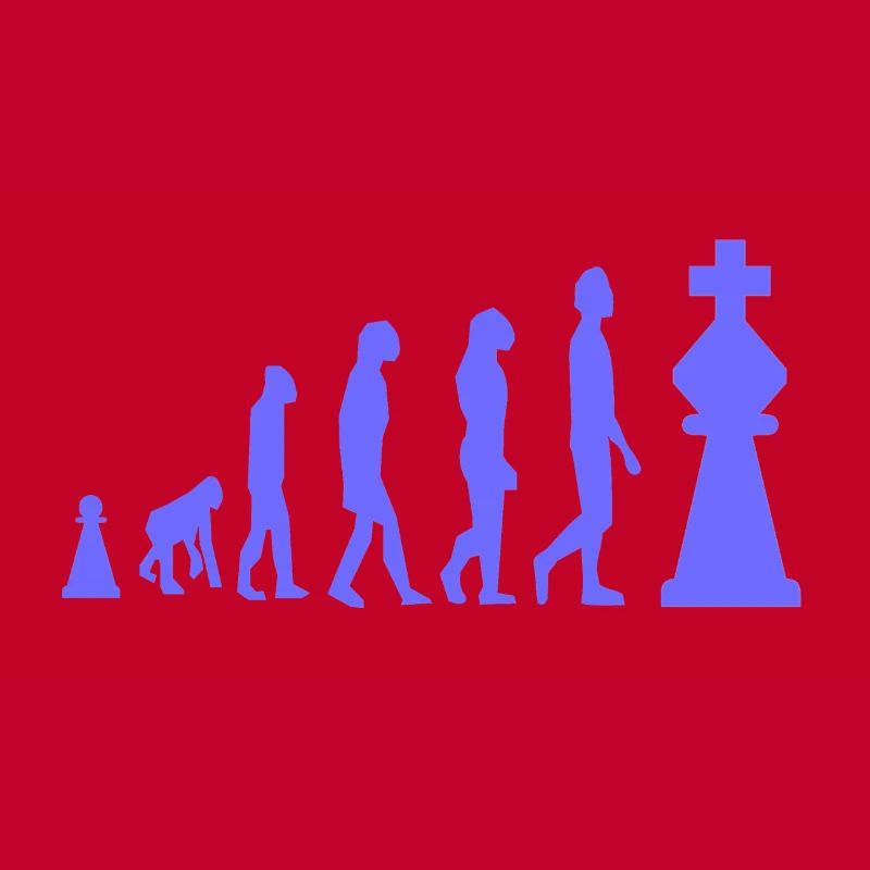 Chess Evolution Échecs Drôle