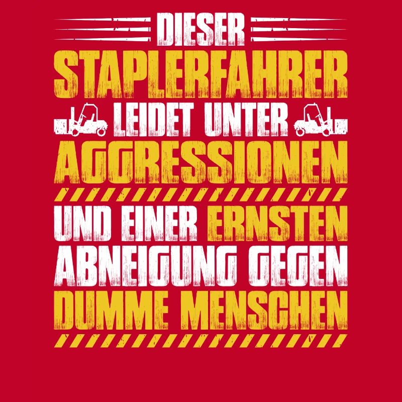 Staplerfahrer Gabelstaplerfahrer Forklift Operator