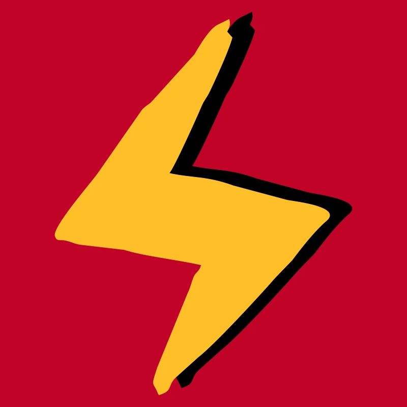 Lightning with super - forces costume