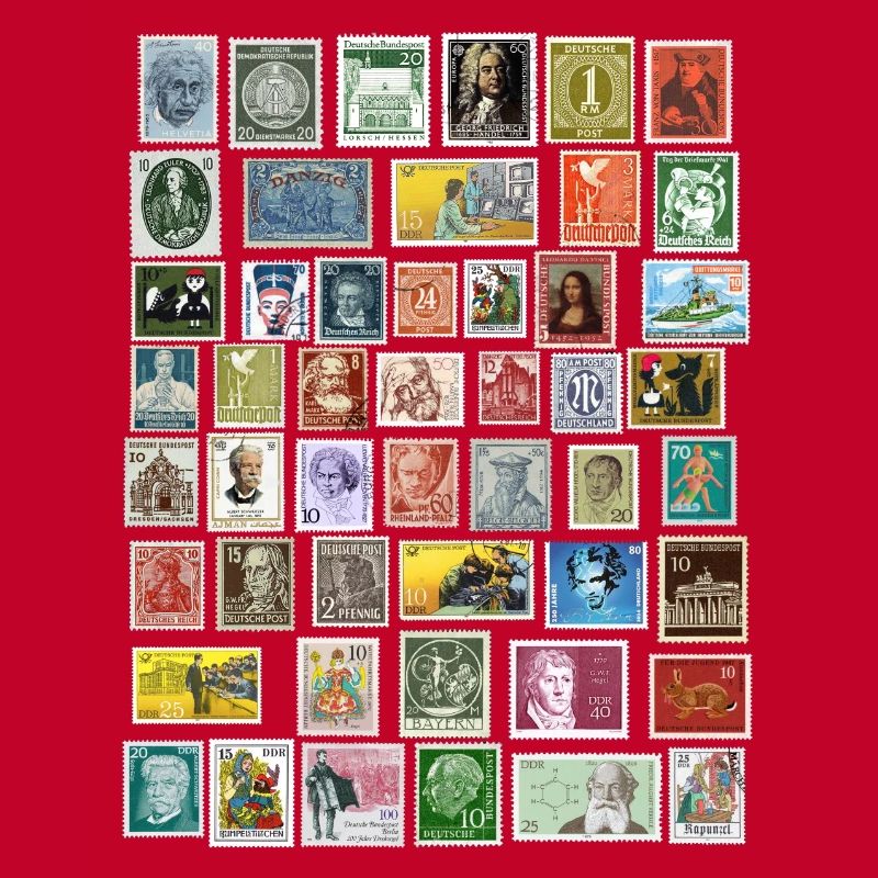 Conception de timbres-poste