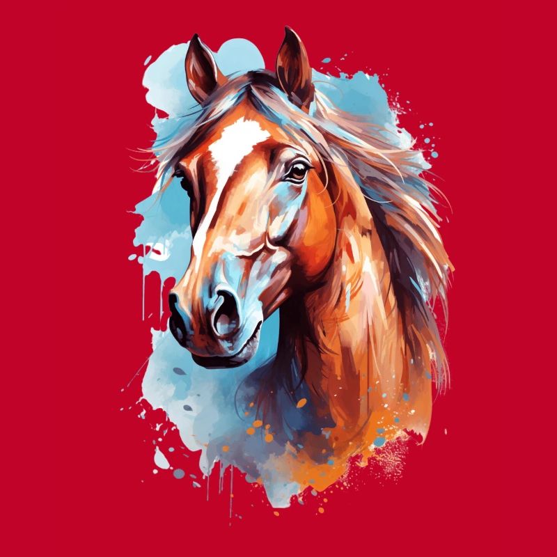 Conception du cheval Aqaurell