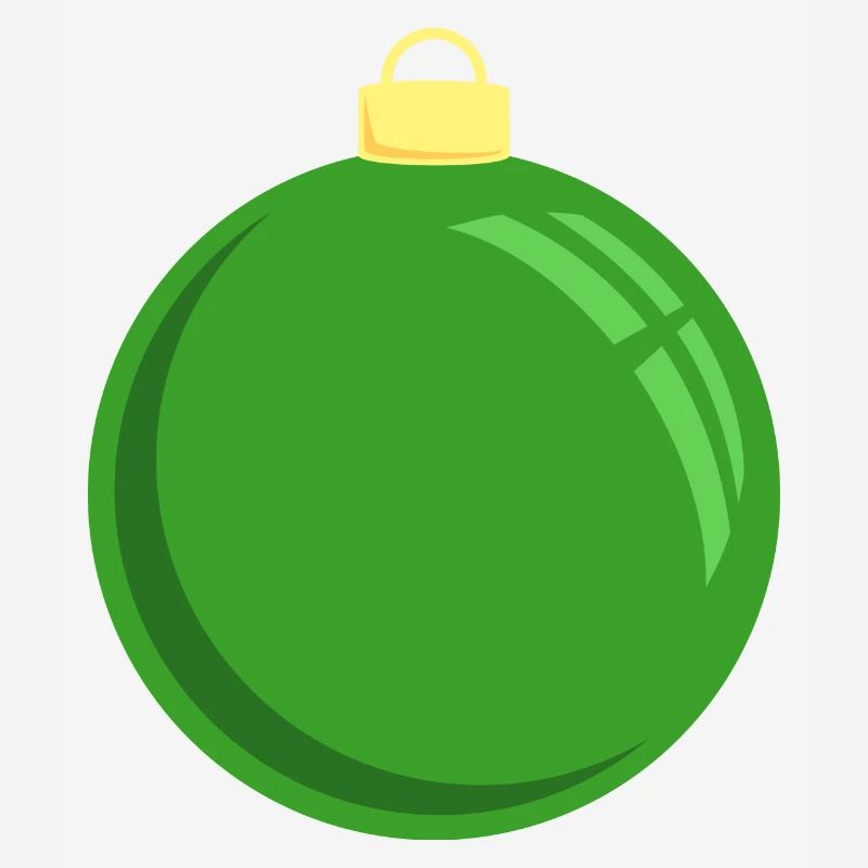 Weihnachtskugel Grün