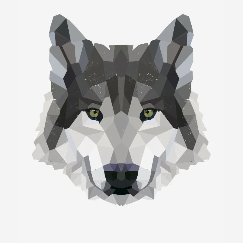 POLYGON WOLF WOLVES HUSKY PACK DOG PACK PACK