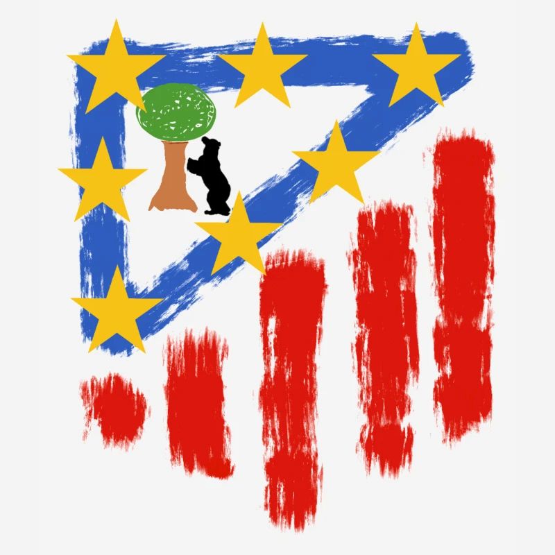 Étoiles rouges et blanches