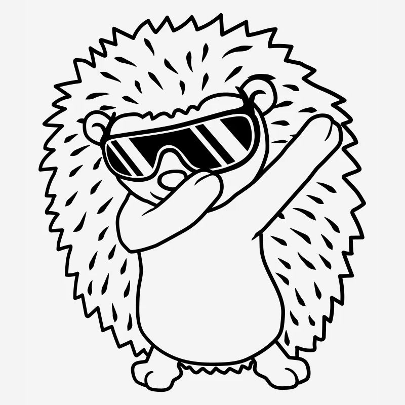 dabbing hedgehog dab dance
