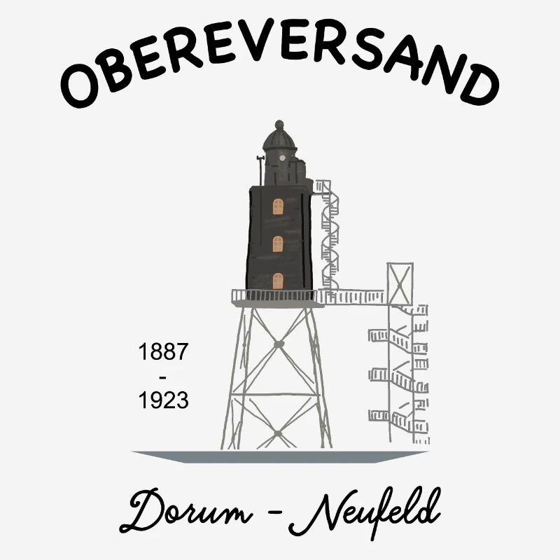 Obereversand Lighthouse, Dorum-Neufeld, North Sea