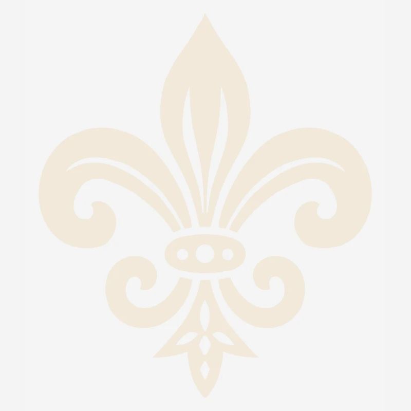 Schlichtes Fleur de lis Design