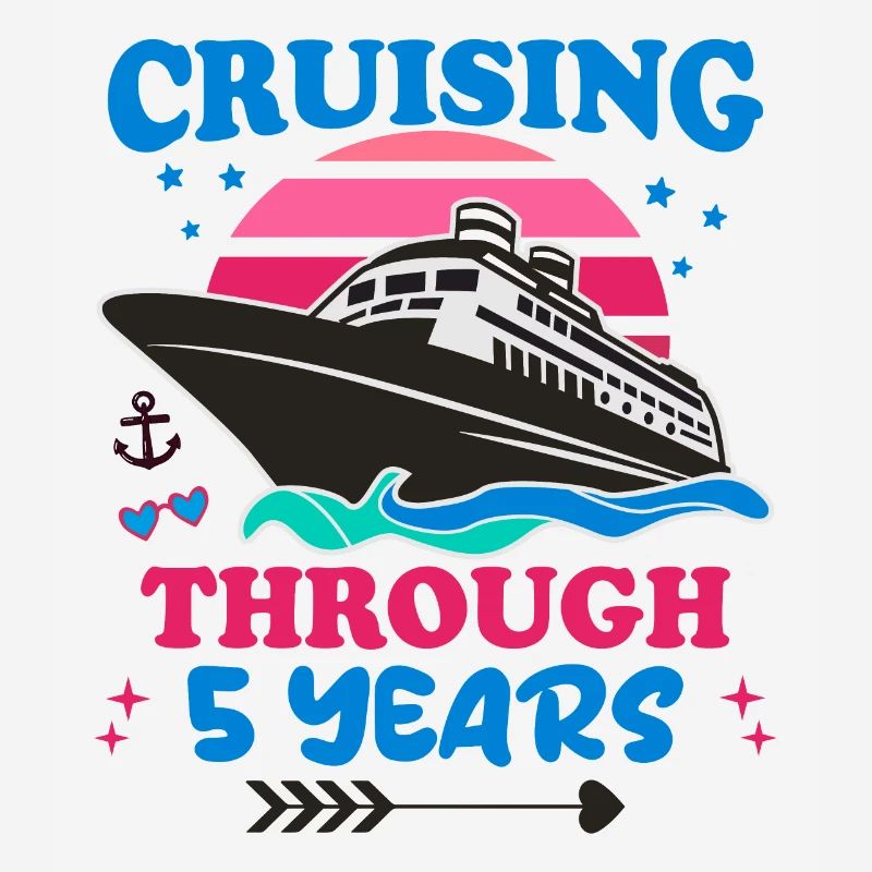 Cruising Through 5 Years Wedding Anniversary