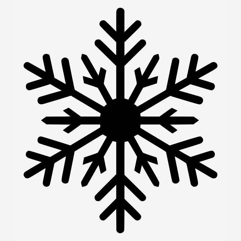 Schneeflocke, Eiskristall, Farbe variabel