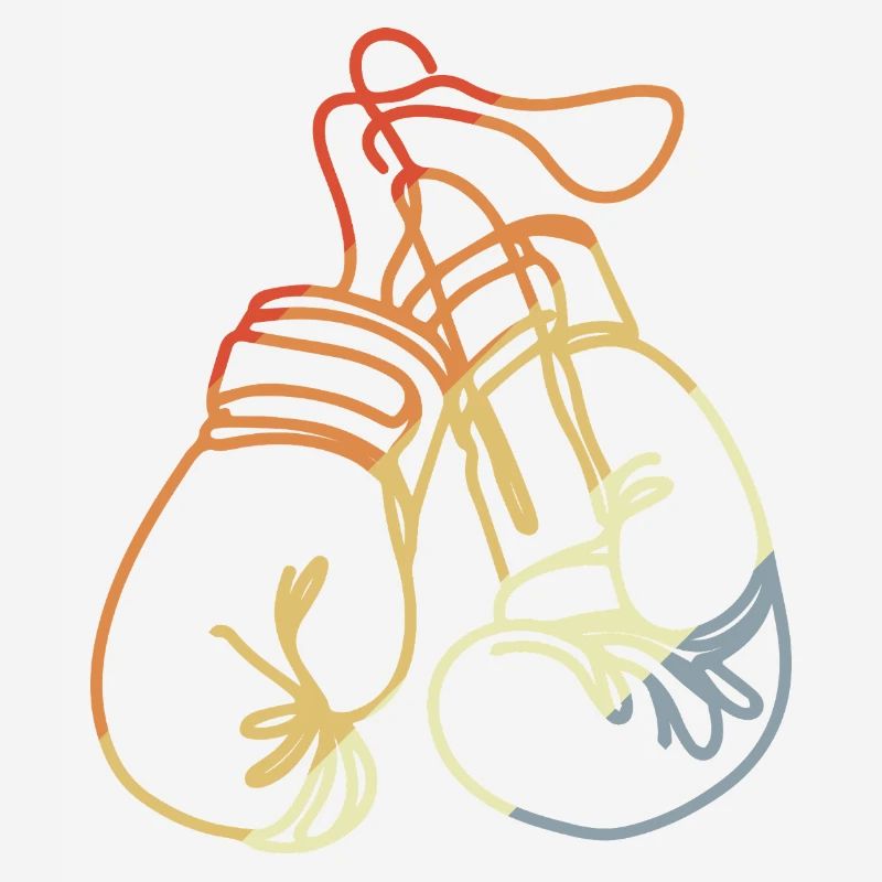 Boxhandschuhe Retro Style