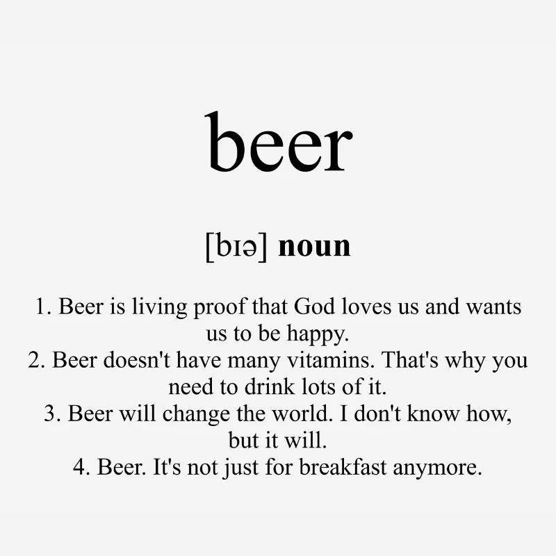 Beer (Bier) Definition Dictionary