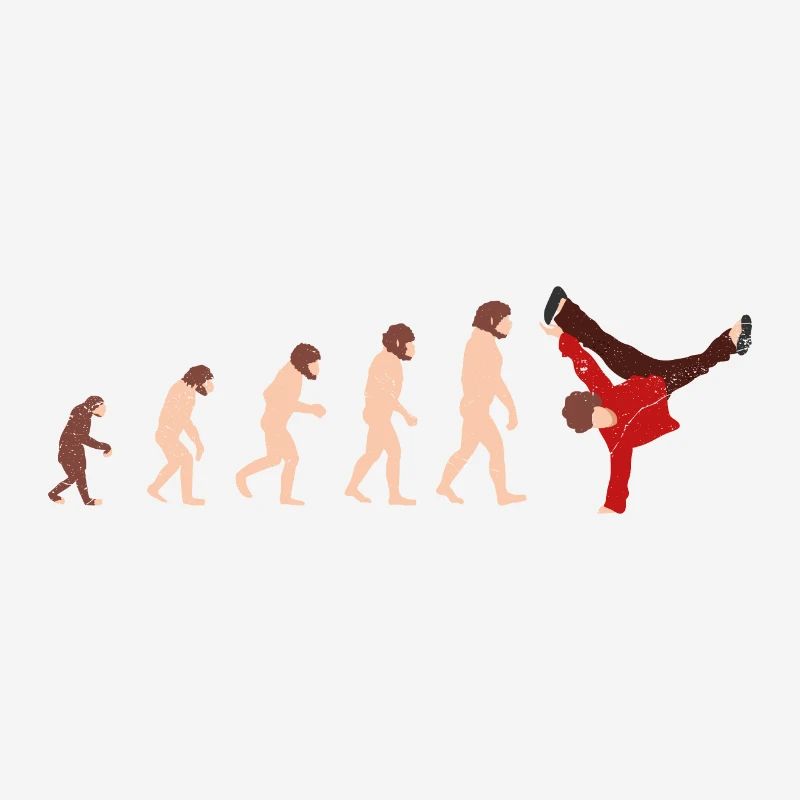 Evolution Breakdance Idée cadeau drôle