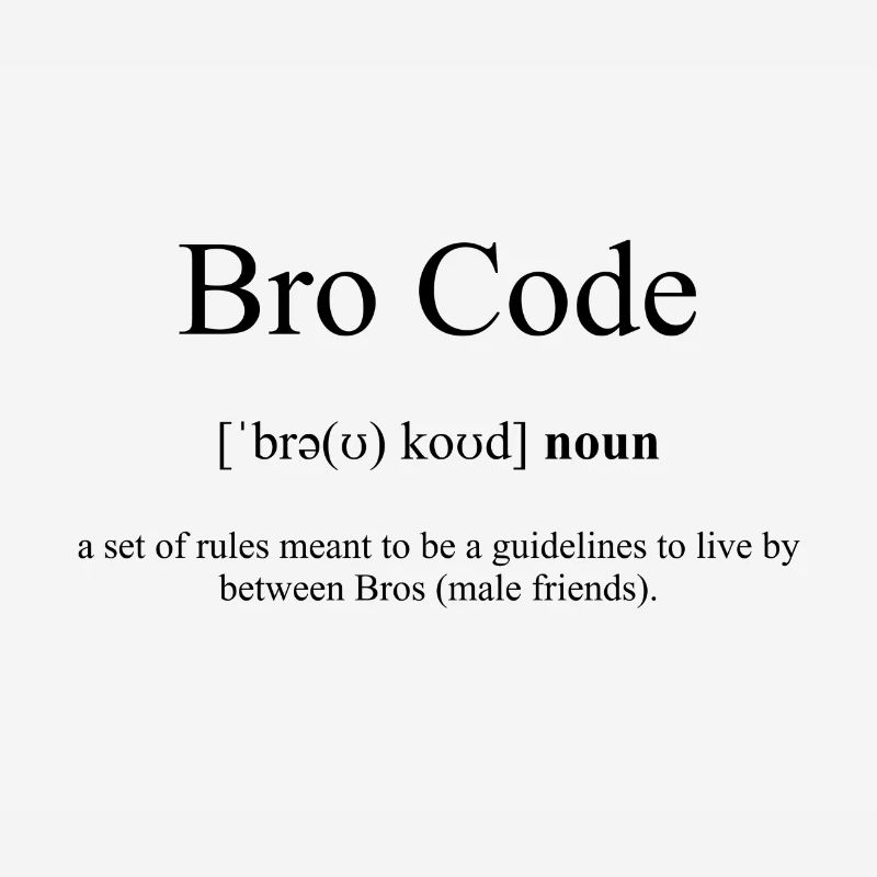 Bro Code Definition Dictionary