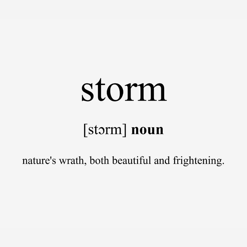 Storm (Thunderstorm) Definition Dictionary