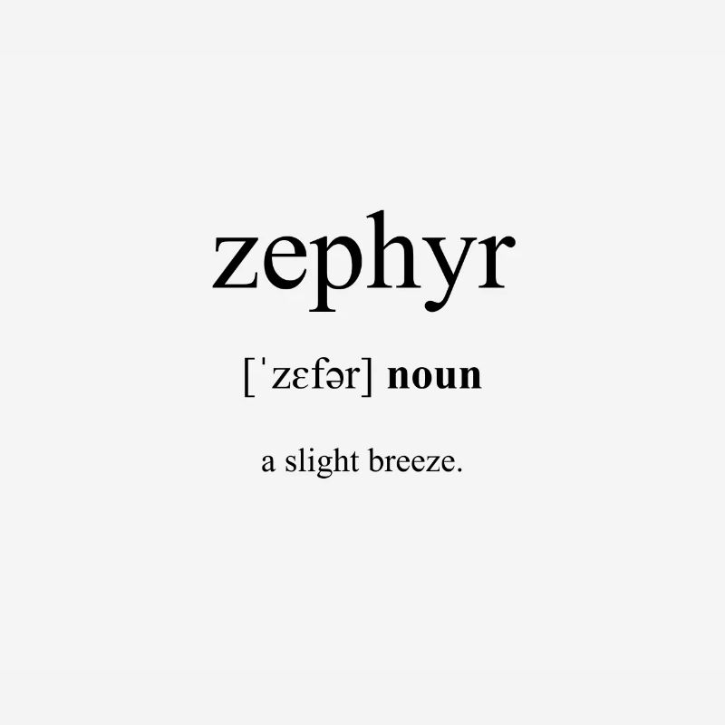 Zephyr Definition Dictionary