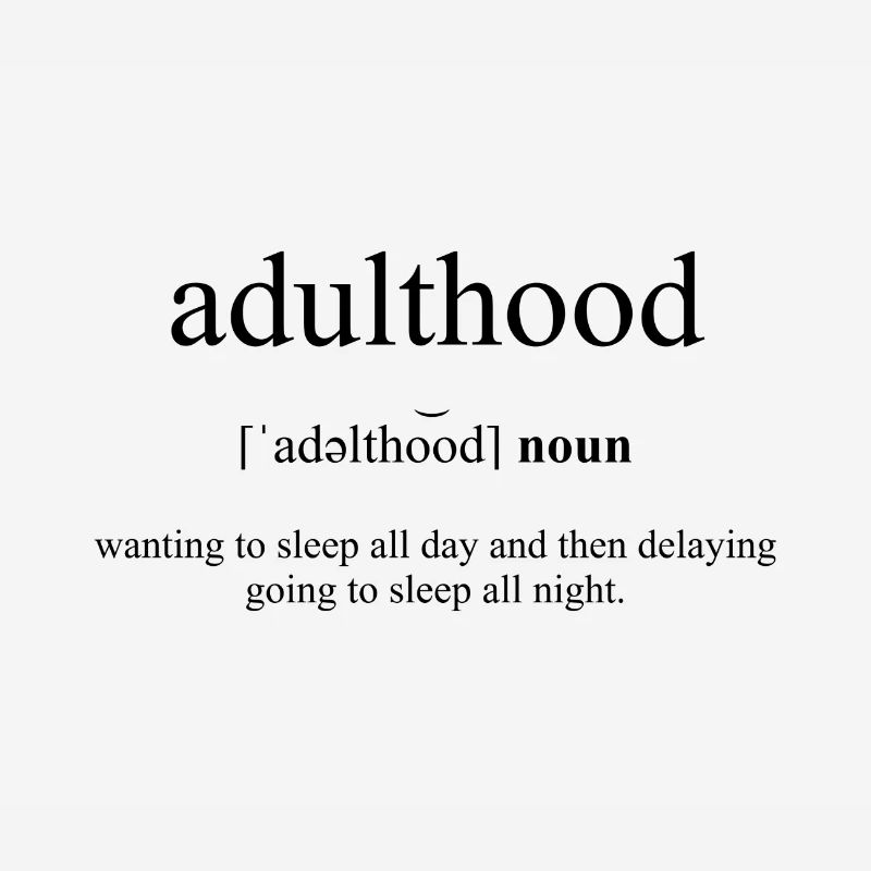 Adulthood (Erwachsenenalter) Definition Dictionary