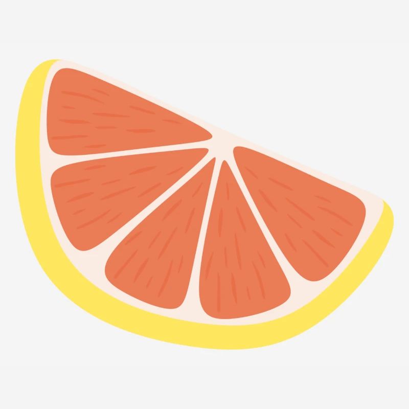Grapefruit-Scheibe