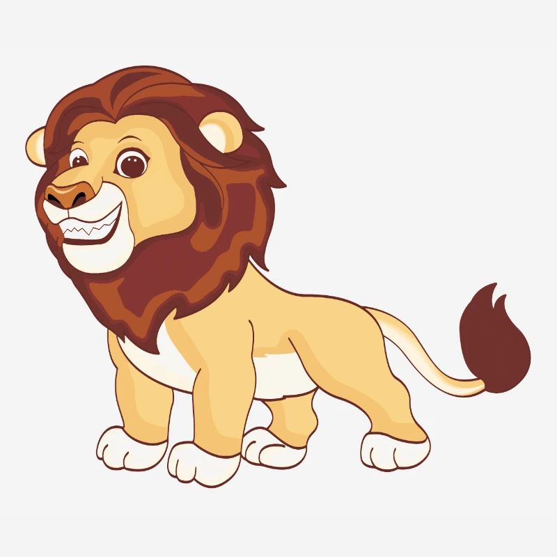 A magnificent lion