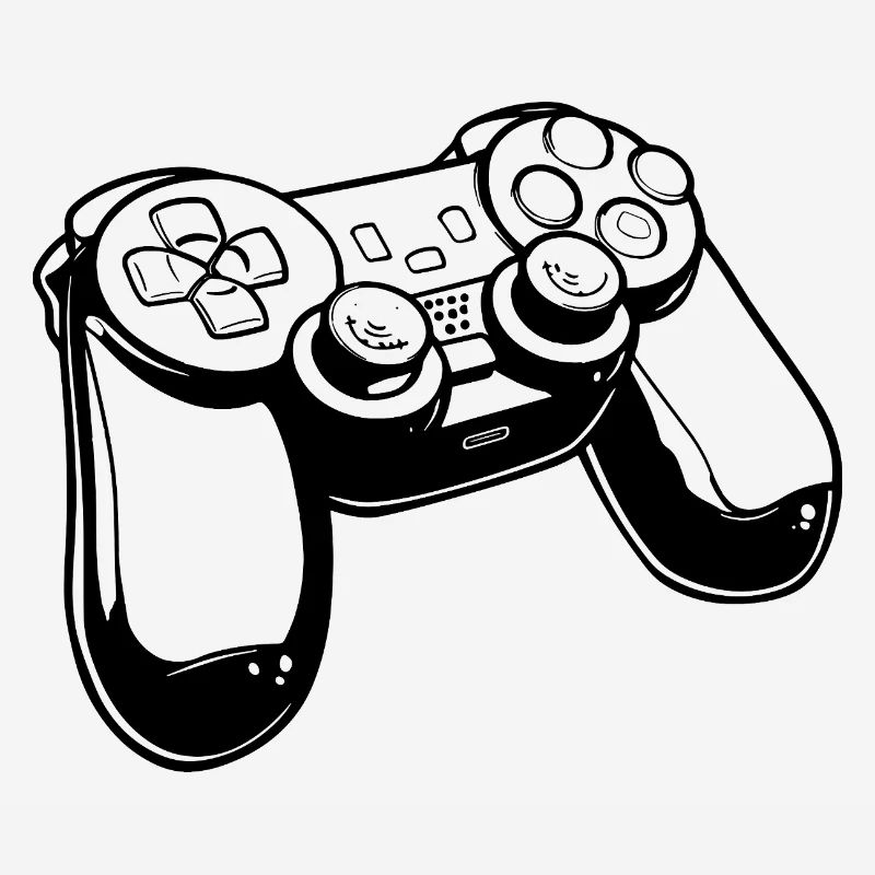 Gaming Controller Drawing