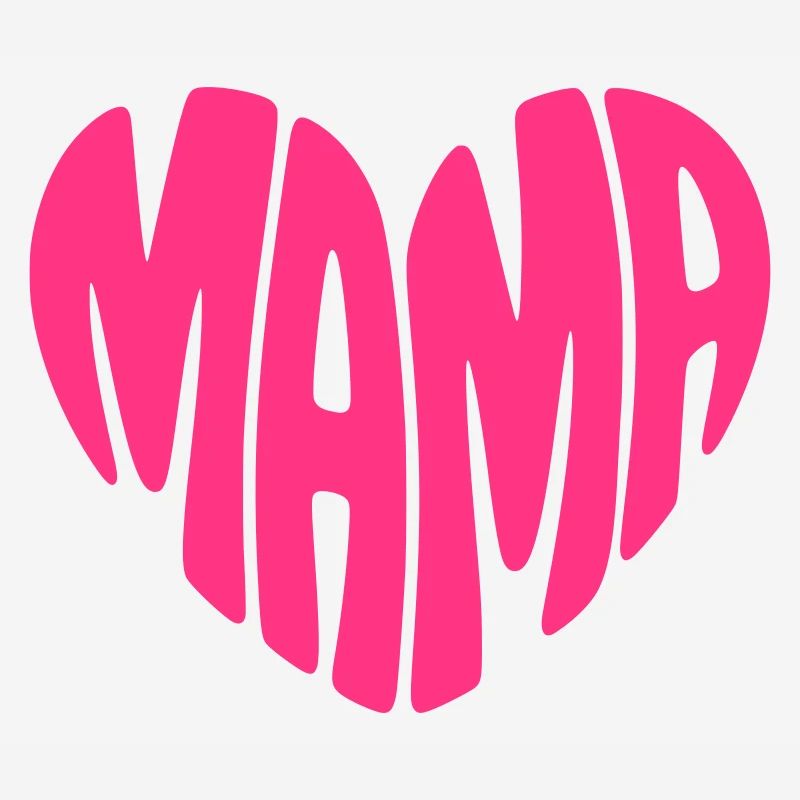 Mama Herz Form Mutter Herzform Muttertag Geschenk