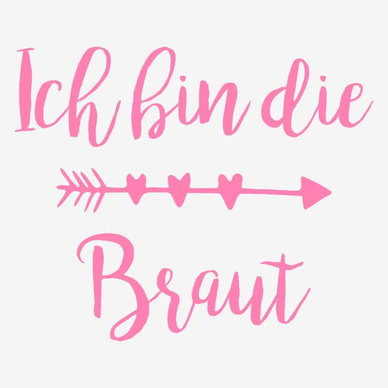 Ich bin die Braut Herzpfeil Script