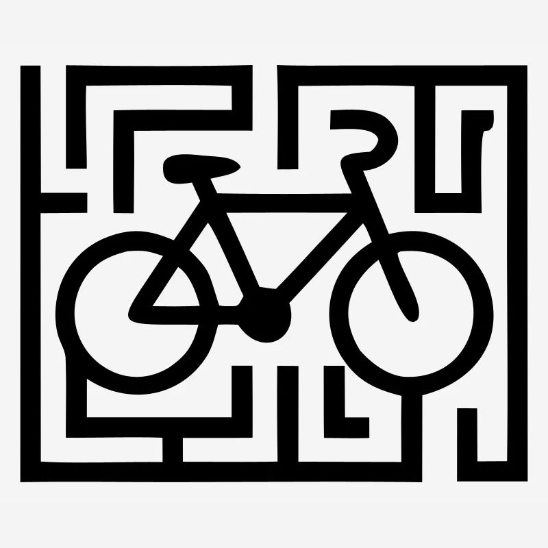 Puzzles difficiles dans le labyrinthe vélo