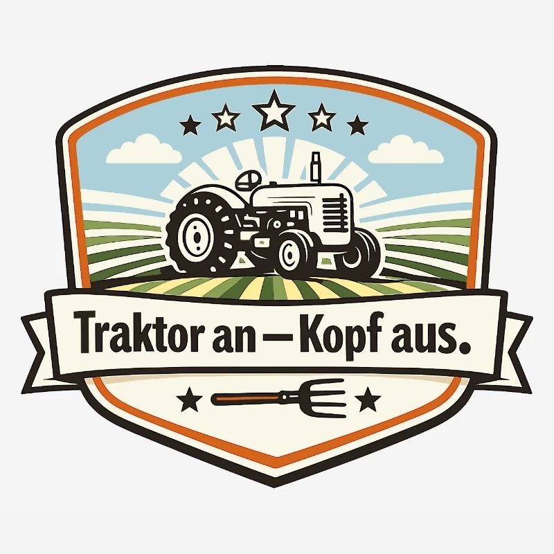 Traktor Patch Kopf Aus