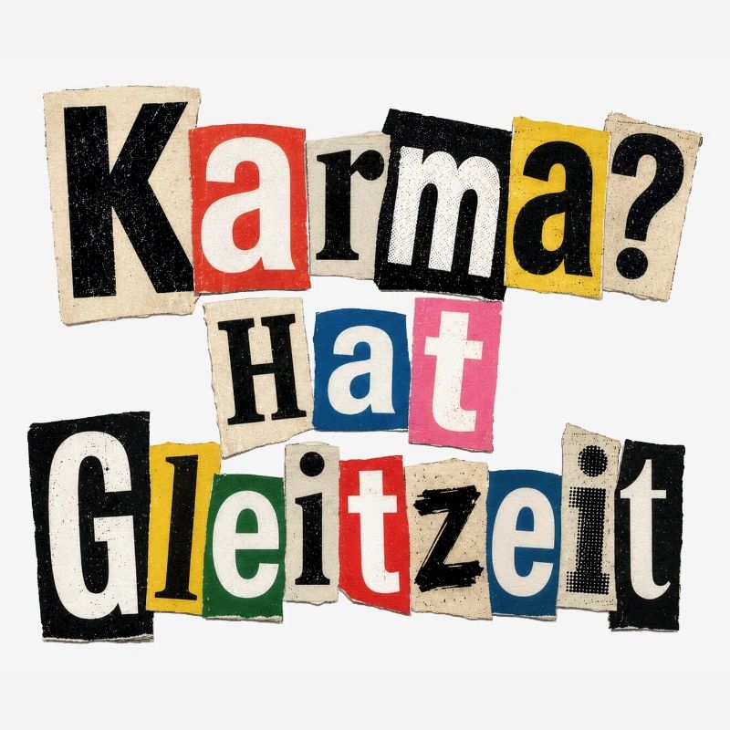 Karma? Hat Gleitzeit – lustiger Spruch