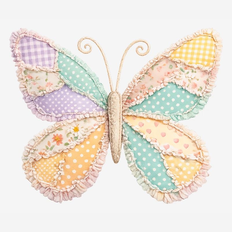 Schmetterling Patchwork Vintage Cottagecore