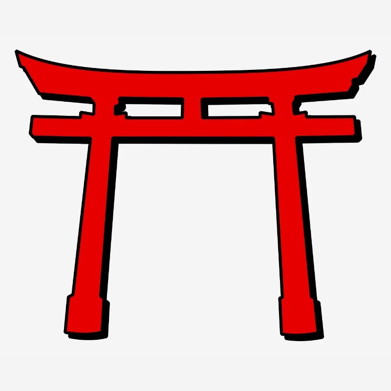 Pop Torii Gate: Digitale Freude an der Farbe