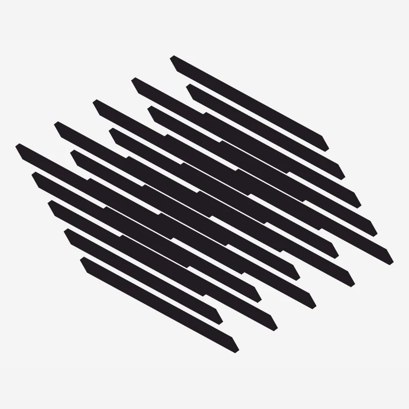 Diagonal Scribble Monochrome Pattern