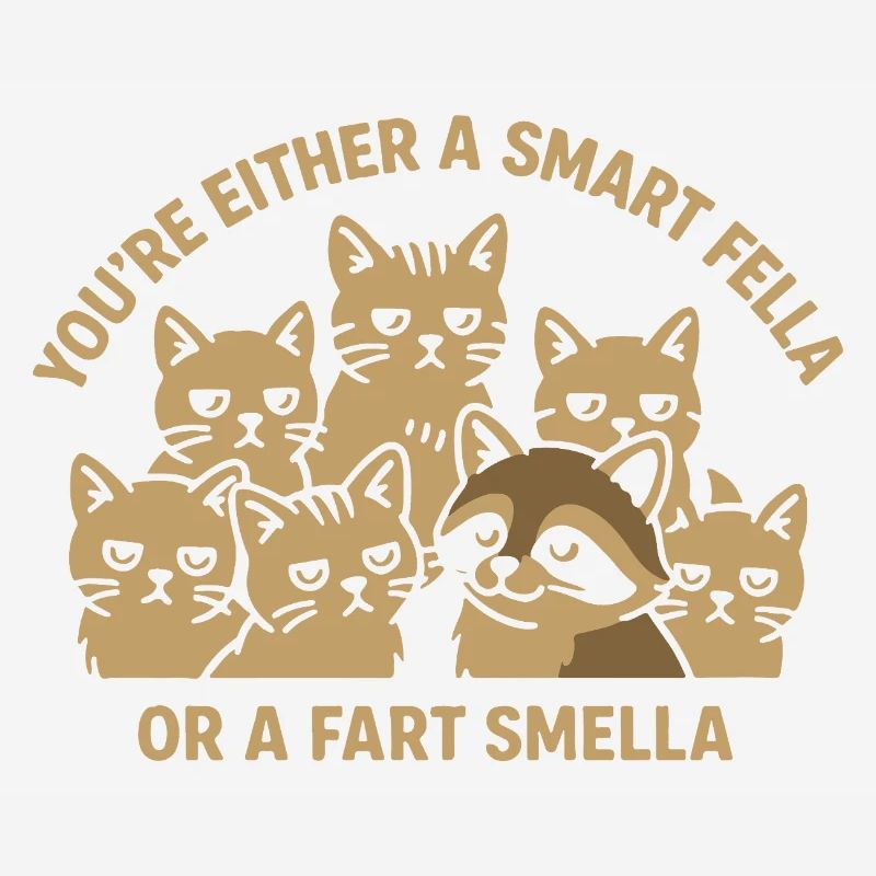 Du bist entweder ein schlauer Kerl oder ein Furzgeruch Meme