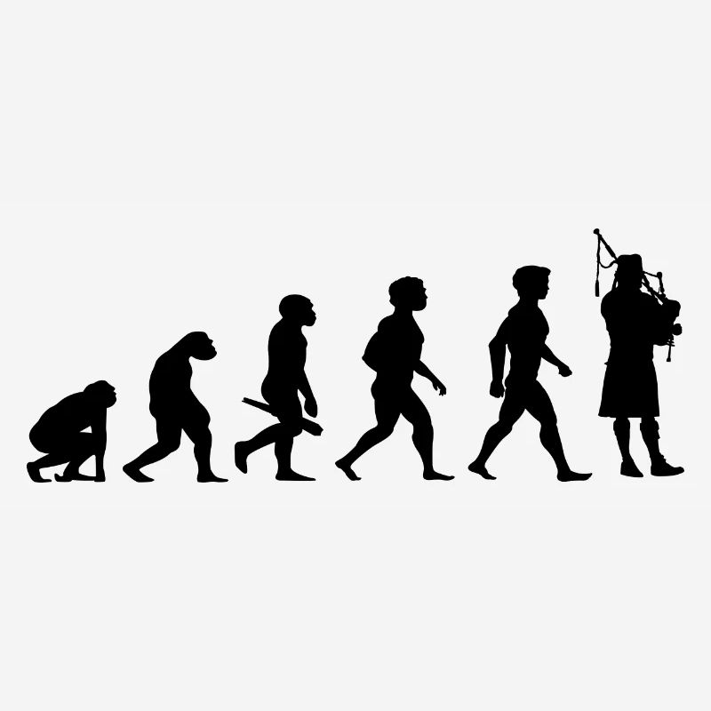 Evolution Bagpipes Bagpiper Musicians