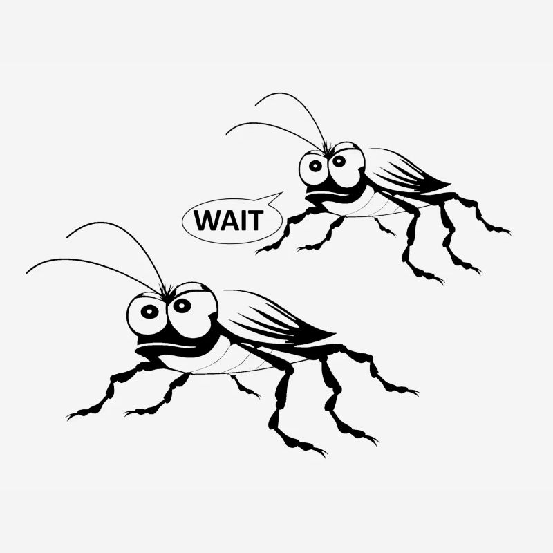 Cafards en cours d'exécution