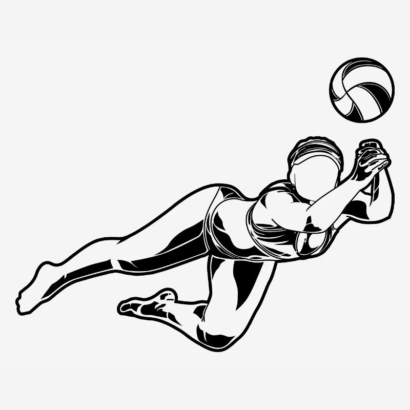 Beach volleyball player