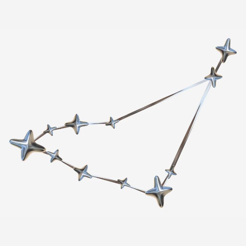 Rangée d’étoiles Conception de constellation