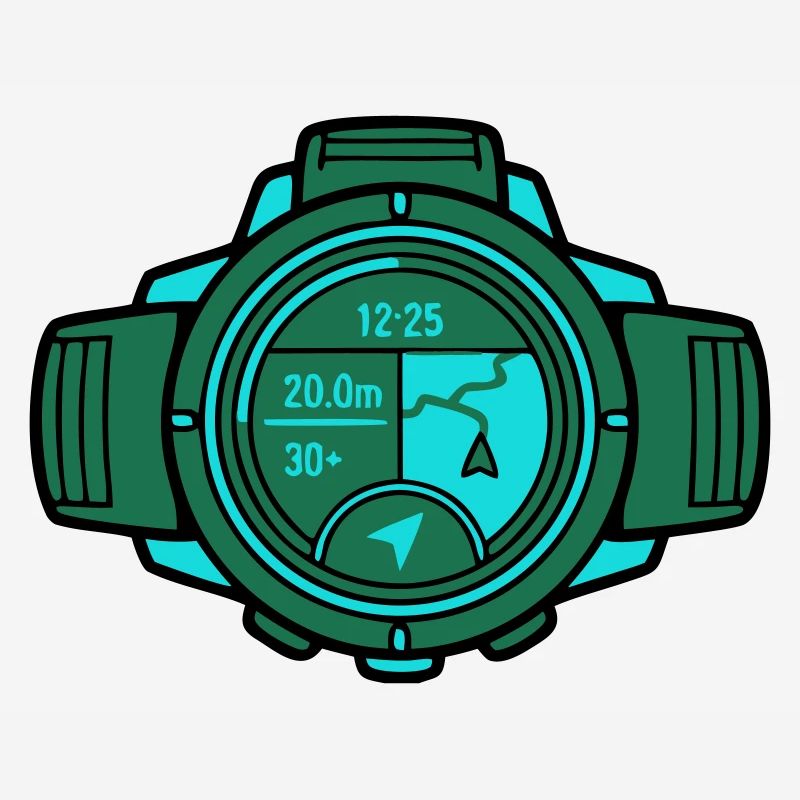 Montre GPS moderne Course