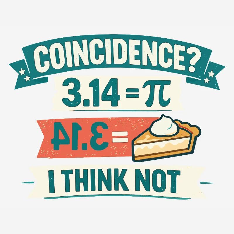 Pi Day Coincidence I Think Not Math Cake Design