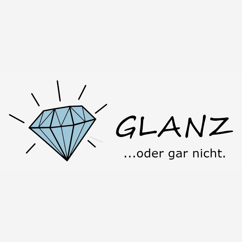GLANZ oder gar nicht, mit Diamant, Glamour