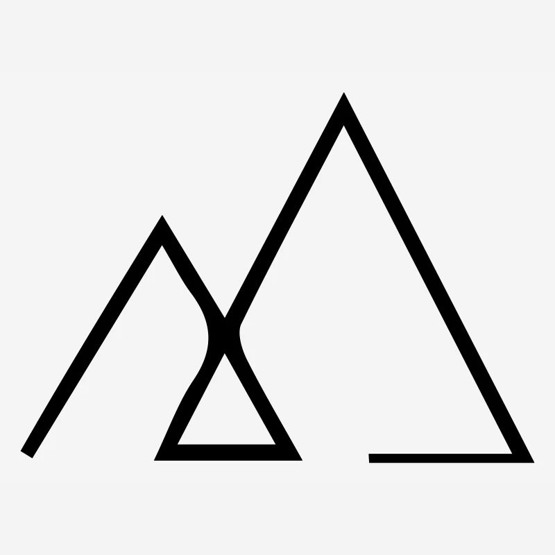 Symbol logo mountain