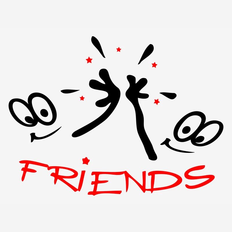 Freunde, Friends, Comic