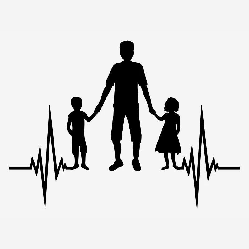 Mädchen Junge Papa Puls