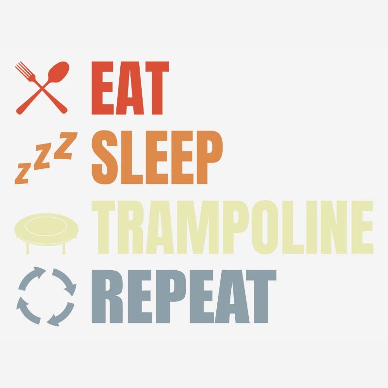 Trampoline Jumping Routine